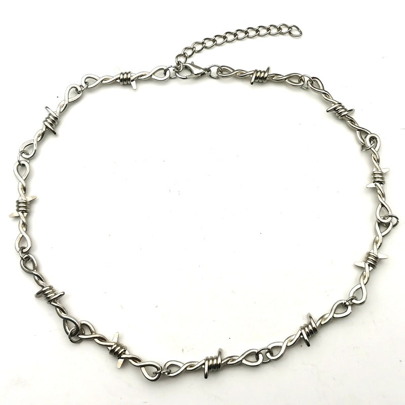 Wholesale Hip Hop Thorn Necklace for Men and Women